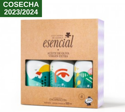 AOVE Esencial Estuche 3 variedades. 500ml - VirgenExtraEnCasa