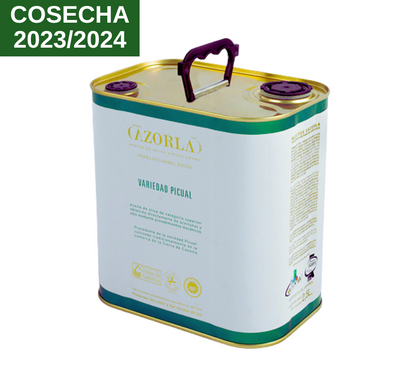 AOVE Picual. Aceites Cazorla. Lata 2.5L - VirgenExtraEnCasa