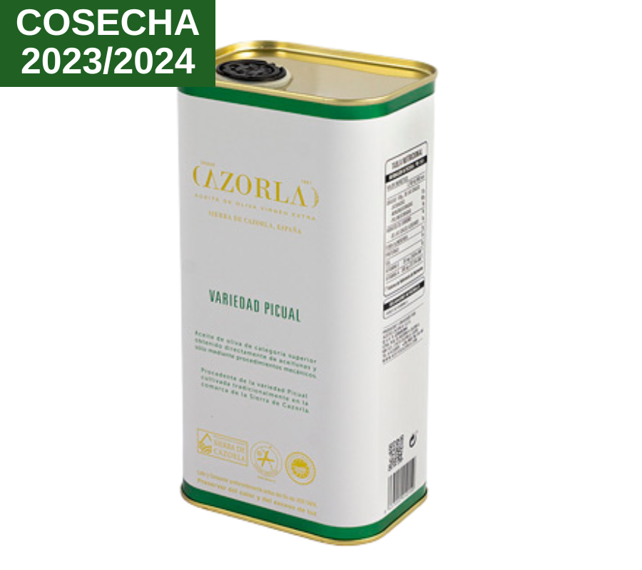 AOVE Picual. Aceites Cazorla. Lata 1L - VirgenExtraEnCasa