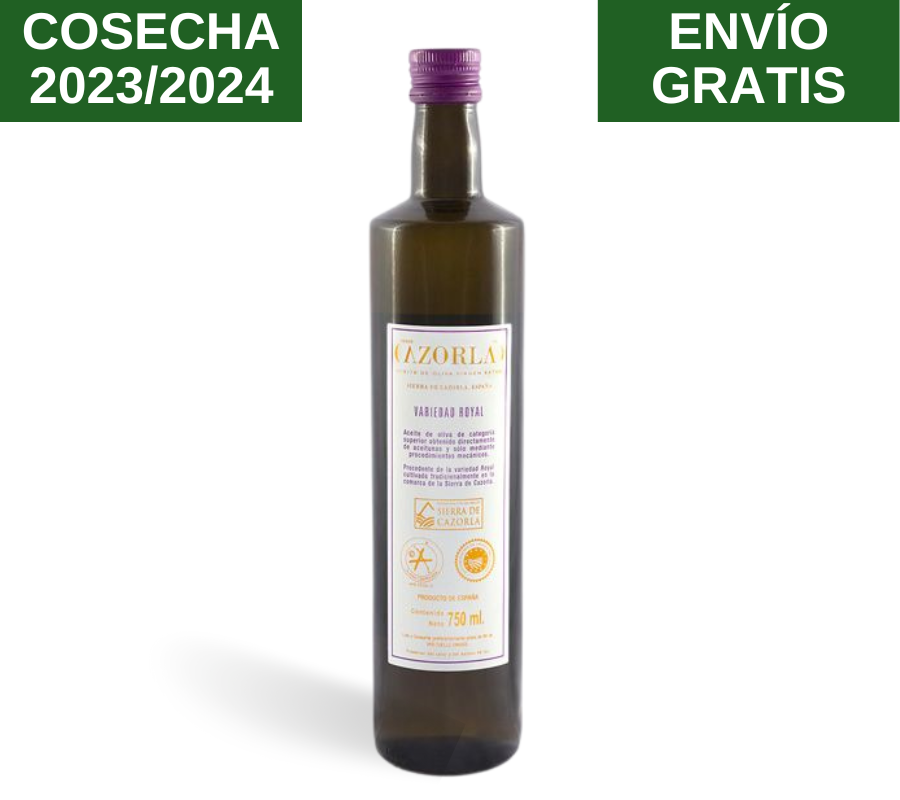 AOVE Royal. Aceites Cazorla. 750ml - VirgenExtraEnCasa