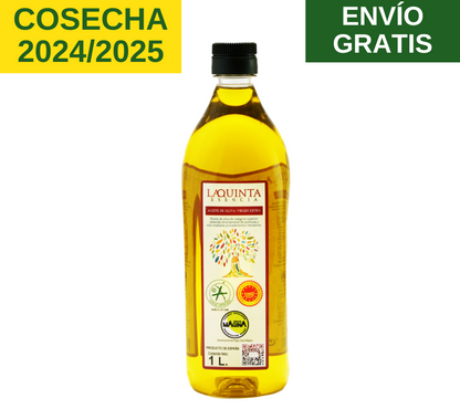 La Quinta Esencia. Aceite de oliva virgen extra. 12 botellas 1L