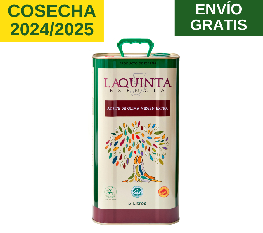 La Quinta Esencia. Aceite de oliva virgen extra. 3 Latas 5L