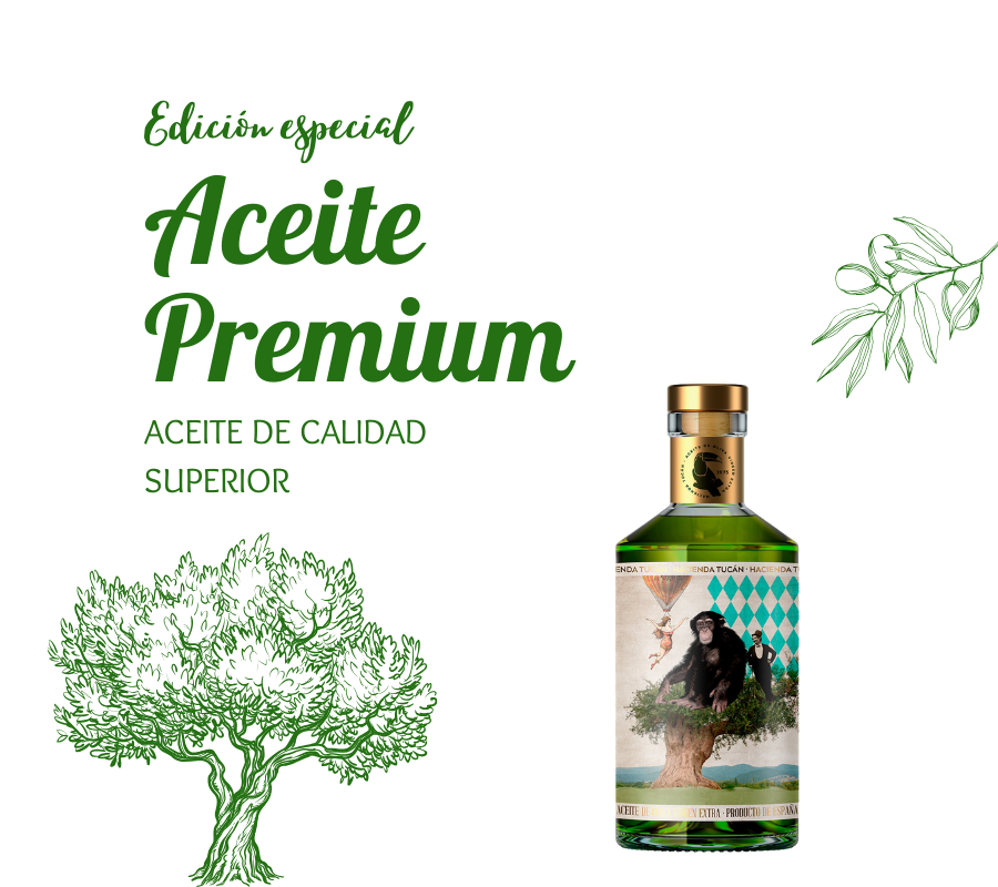 Hacienda Tucán Picual. Aceite de oliva virgen extra. Botella 500ml