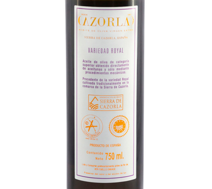 AOVE Royal. Aceites Cazorla. 750ml - VirgenExtraEnCasa