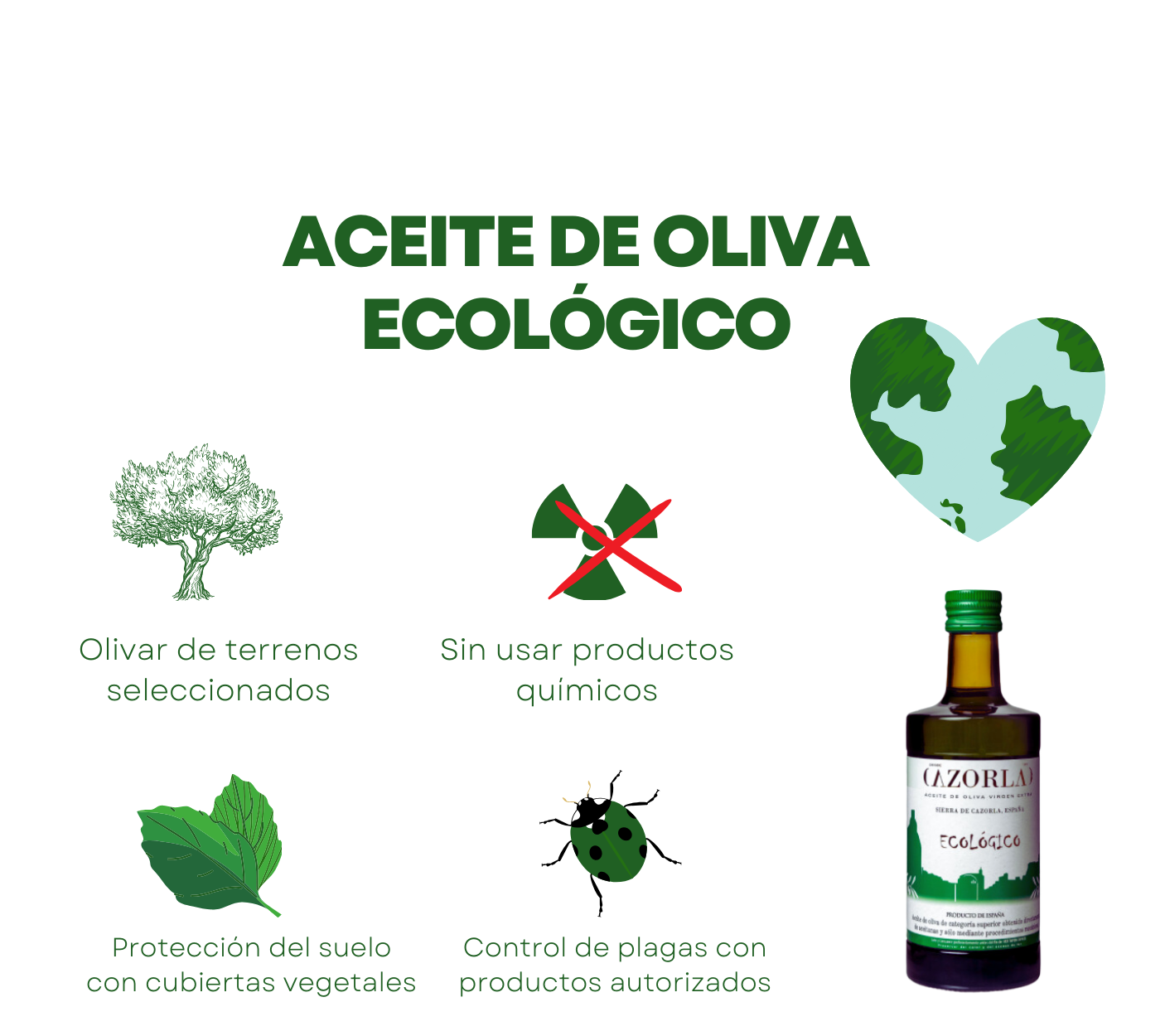 AOVE Aceites Cazorla Ecológico. 500ml - VirgenExtraEnCasa