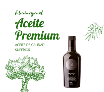 AOVE Melgarejo Premium Picual. 500ml - VirgenExtraEnCasa