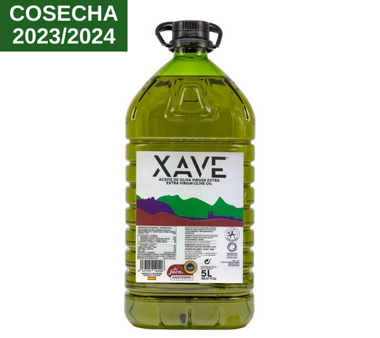 Aceite de oliva virgen extra XAVE. Garrafa 5L - VirgenExtraEnCasa