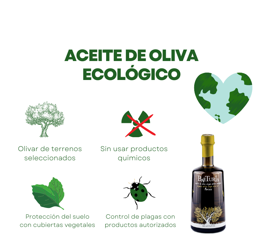 AOVE Baeturia Ecológico Morisca 500ml - VirgenExtraEnCasa