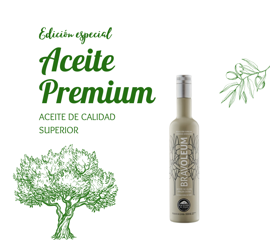 AOVE Bravoleum Arbequina. 500ml - VirgenExtraEnCasa