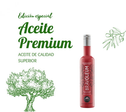 AOVE Bravoleum Picual Ecológico. 500ml - VirgenExtraEnCasa