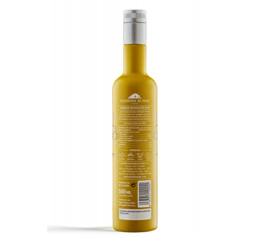 AOVE Bravoleum Nevadillo Blanco. 500ml - VirgenExtraEnCasa