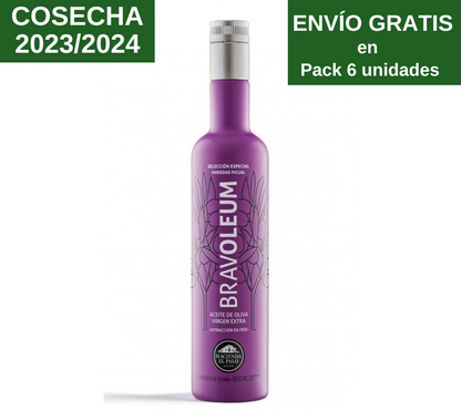 AOVE Bravoleum Picual. 500ml - VirgenExtraEnCasa