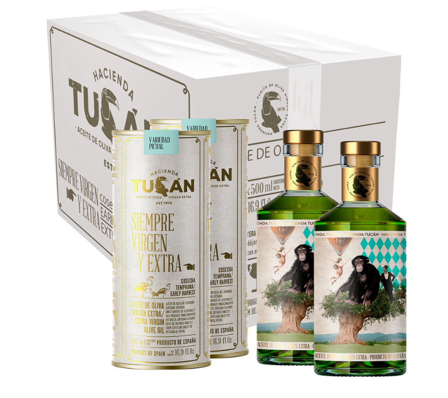 Hacienda Tucán Picual. Aceite de oliva virgen extra. Botella 500ml