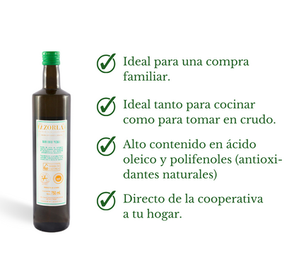 AOVE Picual. Aceites Cazorla. 750ml - VirgenExtraEnCasa