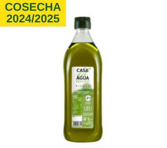 Casa del Agua. Aceite de oliva virgen extra. 12 botellas 1L