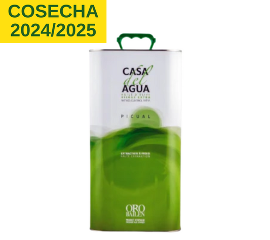 Casa del Agua. Aceite de oliva virgen extra. 4 latas 5L