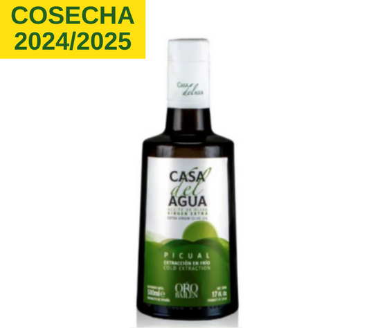 Casa del Agua. Aceite de oliva virgen extra. 12 botellas 500ml