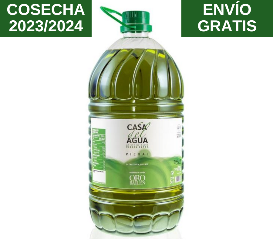 AOVE Casa del Agua. Garrafa 5L - VirgenExtraEnCasa