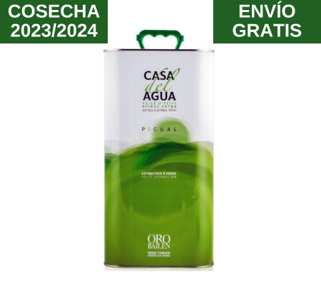 Casa del Agua. Aceite de oliva virgen extra. 4 latas 5L