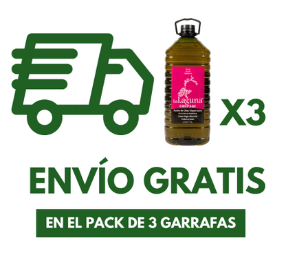 La Laguna Coupage. Aceite de oliva virgen extra. Garrafa 5L