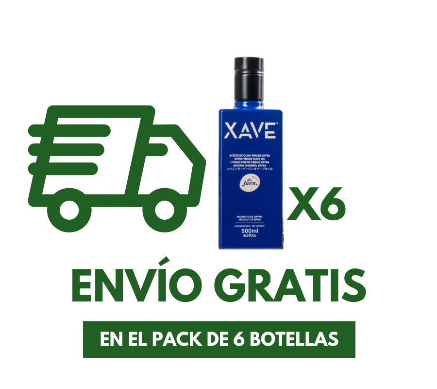 Xave Picual. Aceite de oliva virgen extra. 6 botellas 500ml