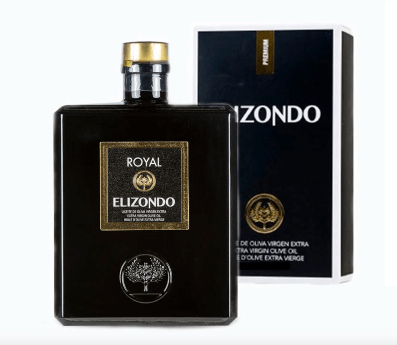 Elizondo Premium Royal. Aceite de oliva virgen extra. Botella 1L