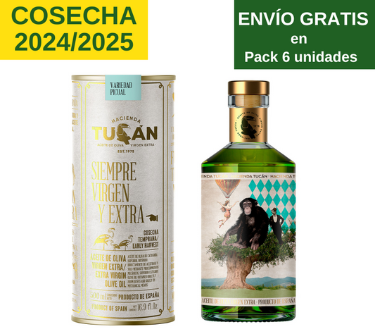 Hacienda Tucán Picual. Aceite de oliva virgen extra. Botella 500ml