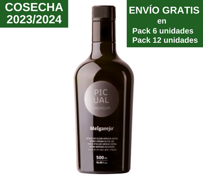 AOVE Melgarejo Premium Picual. 500ml - VirgenExtraEnCasa