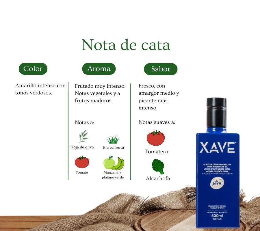 Xave Picual. Aceite de oliva virgen extra. 6 botellas 500ml