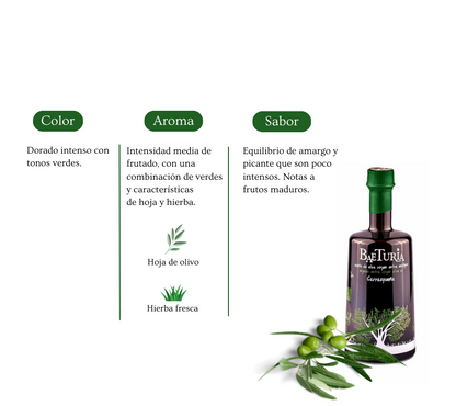 AOVE Baeturia Ecológico Carrasqueña 500ml - VirgenExtraEnCasa