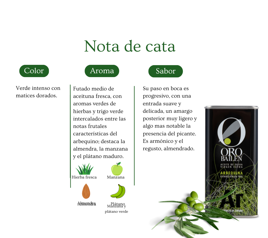 AOVE Oro Bailén Arbequina. Lata 500ml - VirgenExtraEnCasa