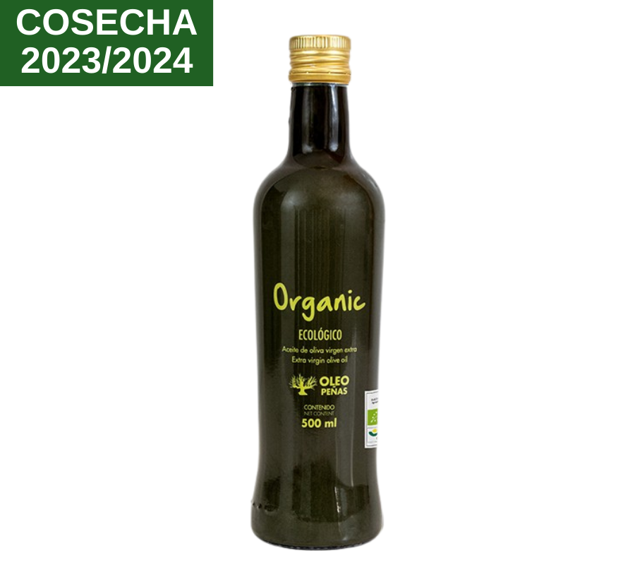 AOVE Oleopeñas Organic. Ecológico. Botella 500ml - VirgenExtraEnCasa