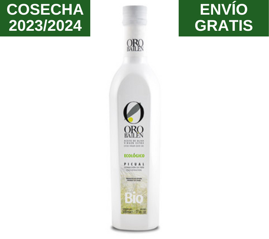 AOVE Oro de Bailén BIO Picual. 500ml - VirgenExtraEnCasa