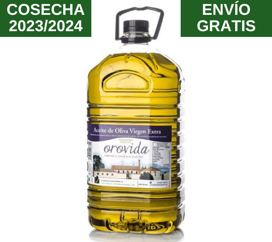 AOVE Oro Vida. Garrafa 5L - VirgenExtraEnCasa