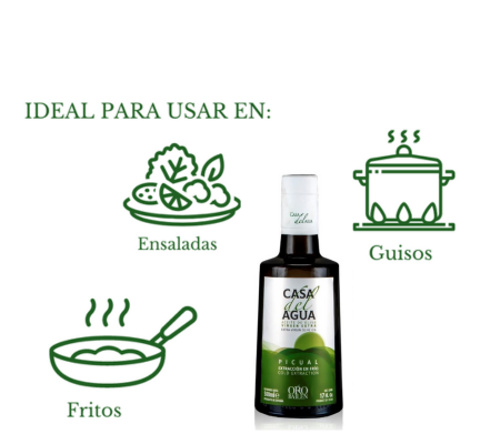 Casa del Agua. Aceite de oliva virgen extra. 12 botellas 500ml