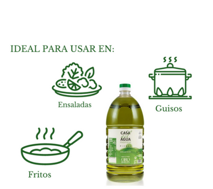 Casa del Agua. Aceite de oliva virgen extra. 6 garrafas 2L