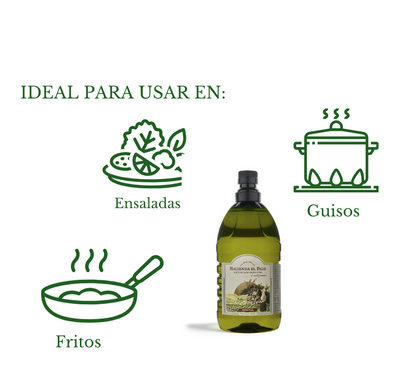 Hacienda el Palo Picual. Aceite de oliva virgen extra. 6 garrafas 2L